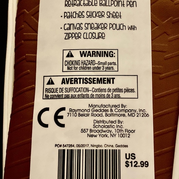 Sneaker Stationary Set- 4 Piece - Picture 4 of 4